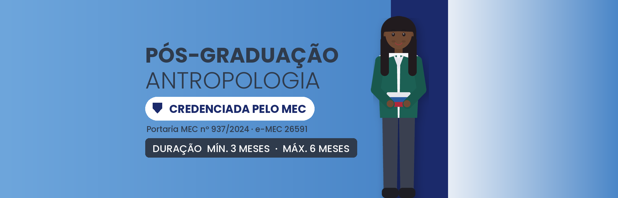 Pós-Graduação em Antropologia EAD: 450h em 3 a 6 Meses