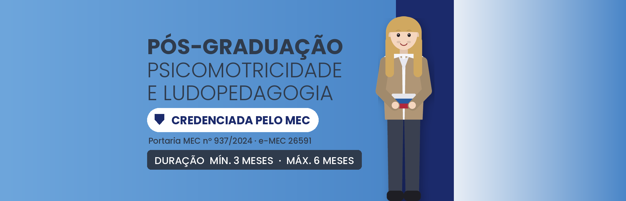 Pós em Psicomotricidade e Ludopedagogia EAD: 390h Nacional