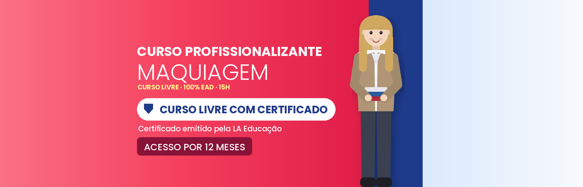 Curso Profissionalizante de Maquiagem EAD com Certificado