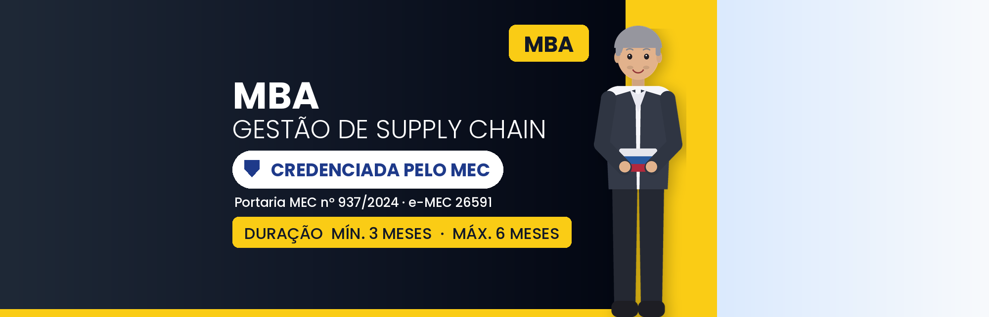 Capa do curso MBA em Gestão de Supply Chain EAD: Curso Completo de 570h
