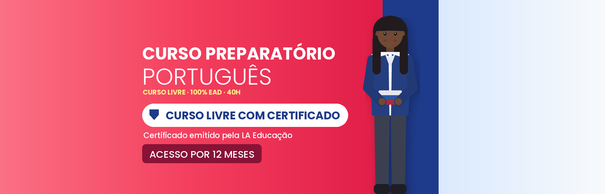 Curso Preparatório de Português EAD com Certificado