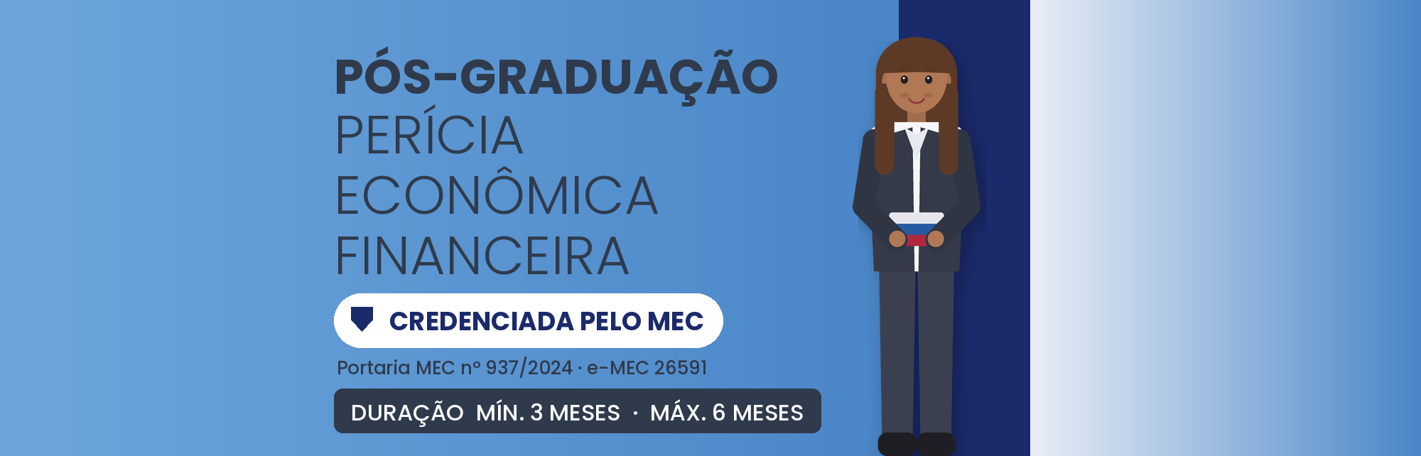 Pós em Perícia Econômica Financeira EAD: 570h e Certificado