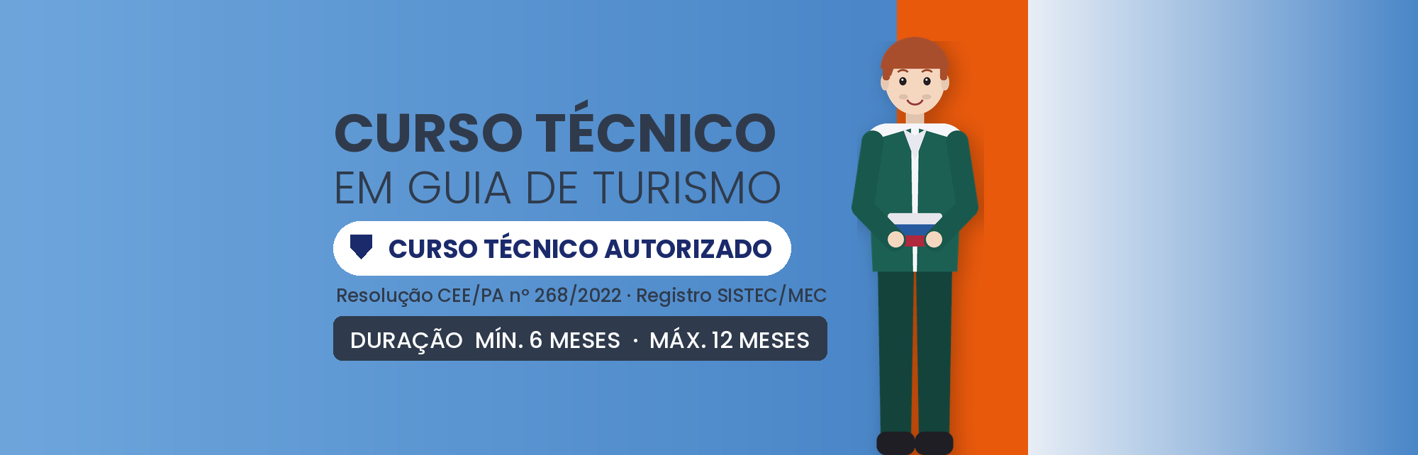 Curso Técnico em Guia de Turismo EAD: 1.000h em 6 a 12 Meses