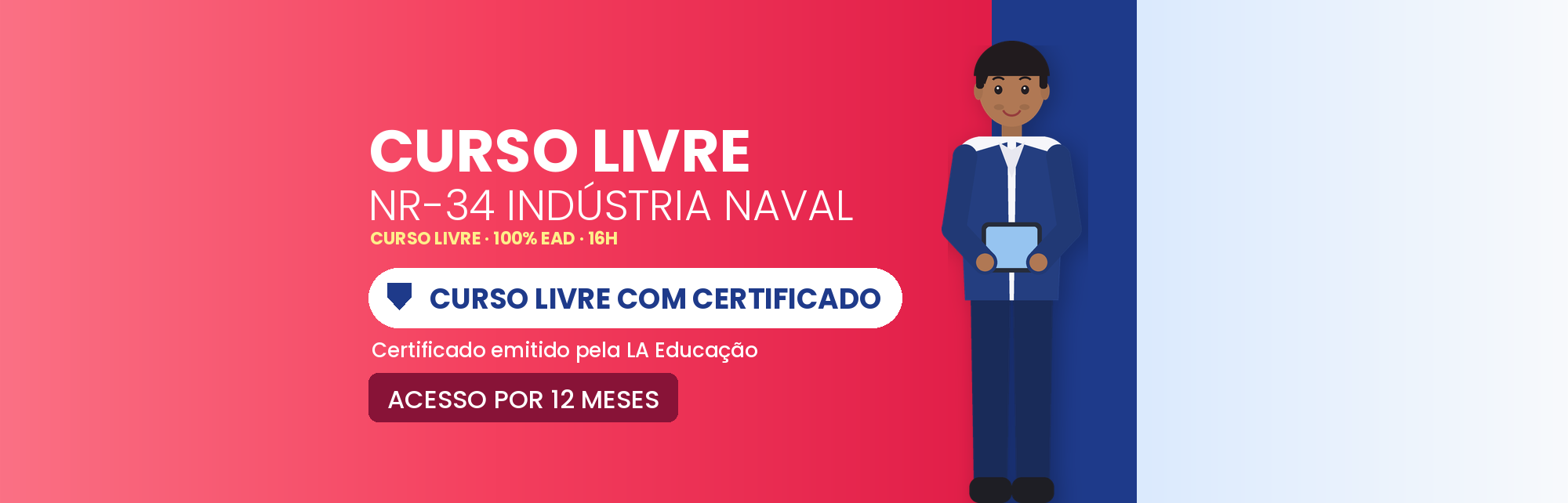 Curso de NR-34 EAD: Construção e Reparação Naval (Teórico)