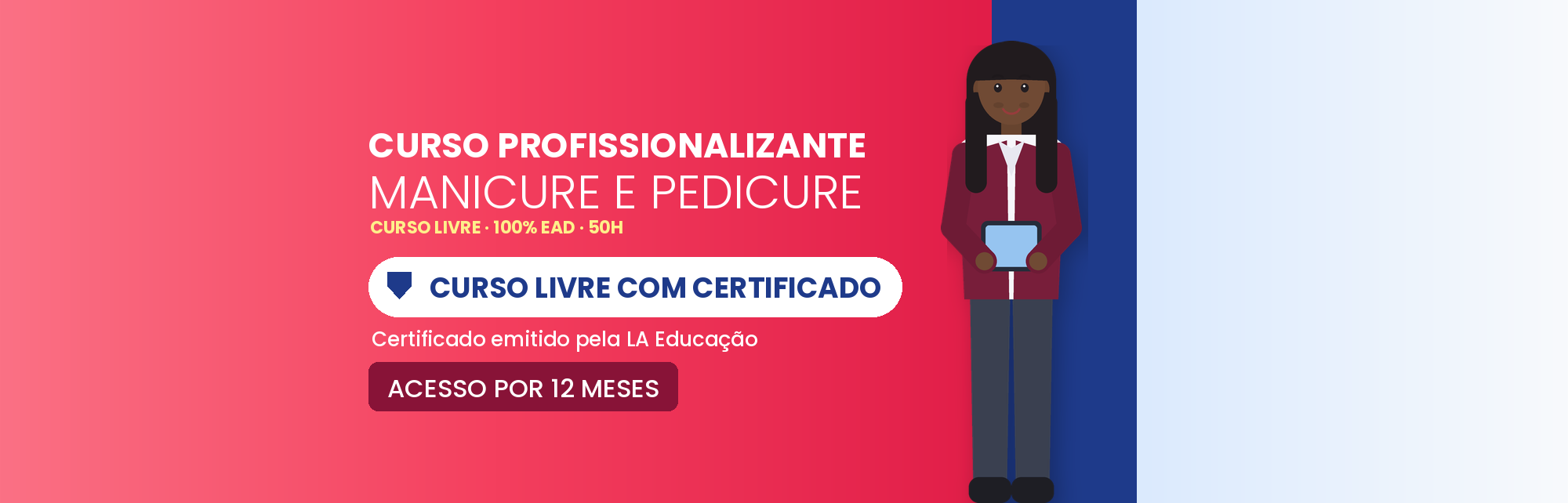 Curso Profissionalizante de Manicure e Pedicure EAD