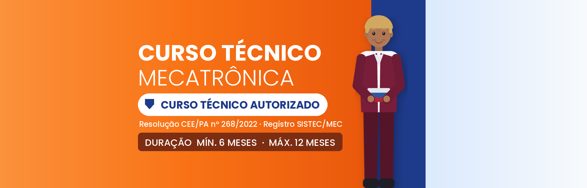 Curso Técnico em Mecatrônica EAD: 1.200h em 6 a 12 Meses