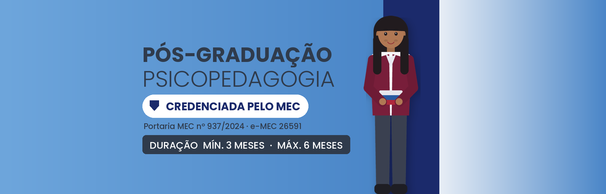 Pós-Graduação em Psicopedagogia EAD: 360h em 3 a 6 Meses