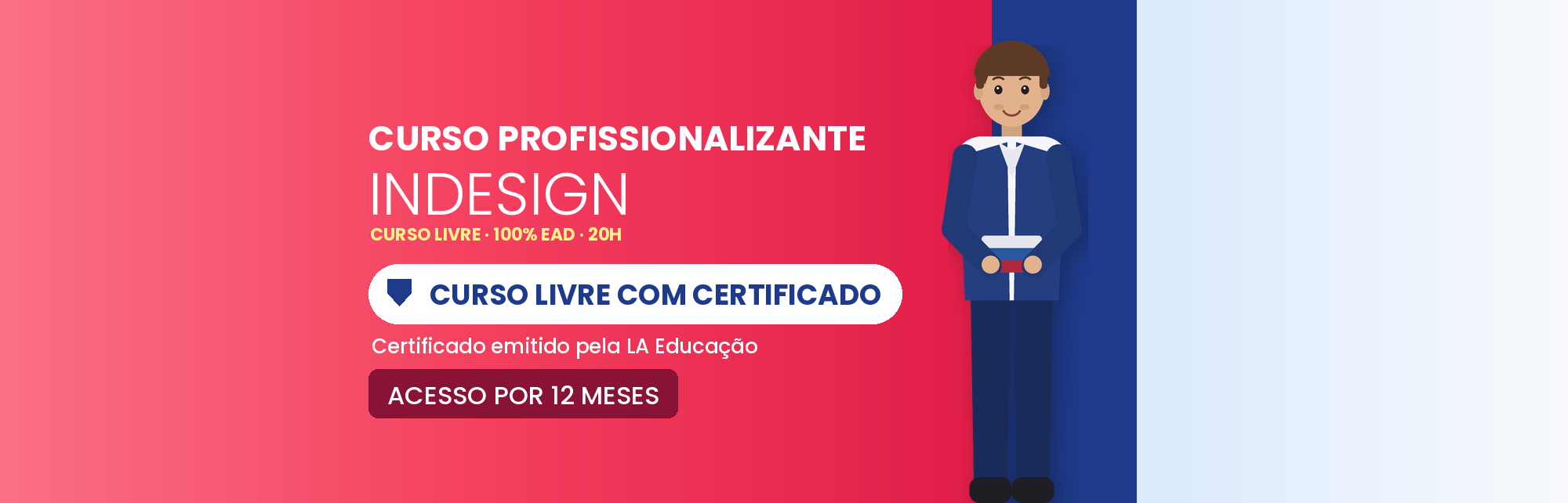 Curso Profissionalizante de InDesign EAD com Certificado