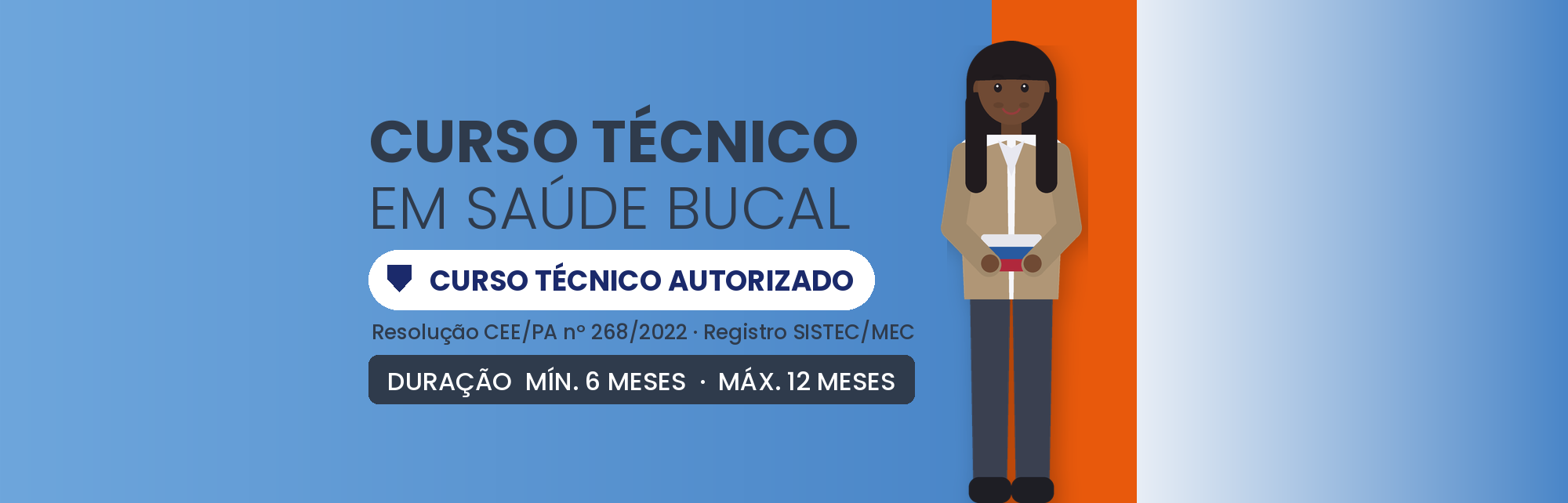 Curso Técnico em Saúde Bucal EAD: 1.200h em 6 a 12 Meses