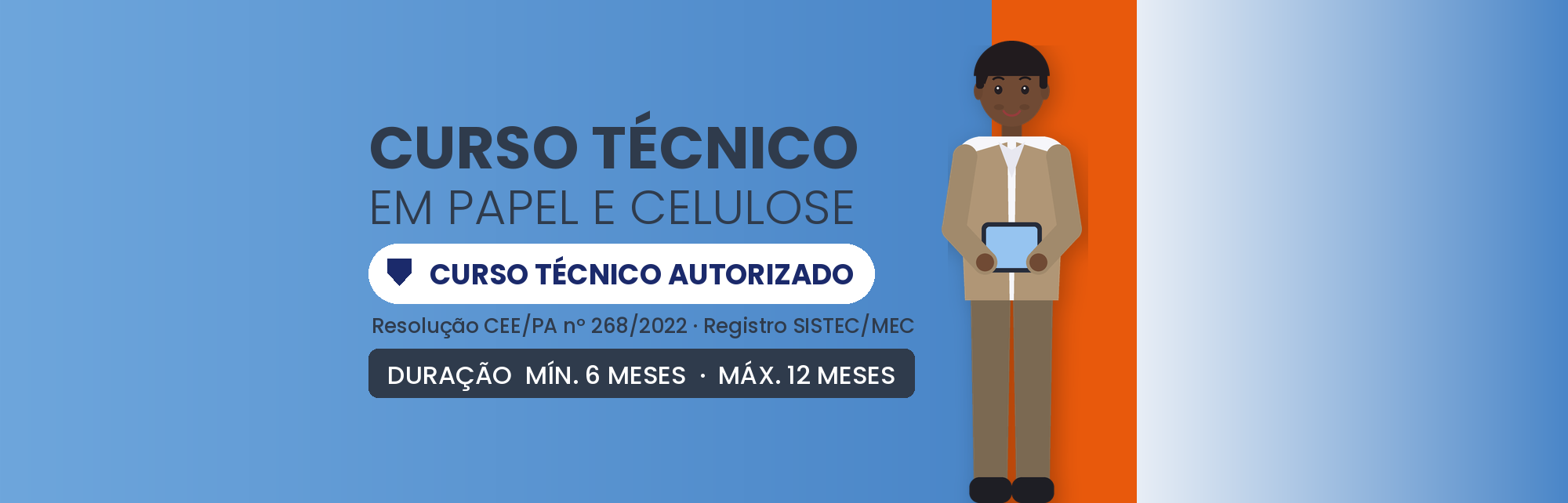 Técnico em Papel e Celulose EAD: 1.210h em 6 a 12 Meses