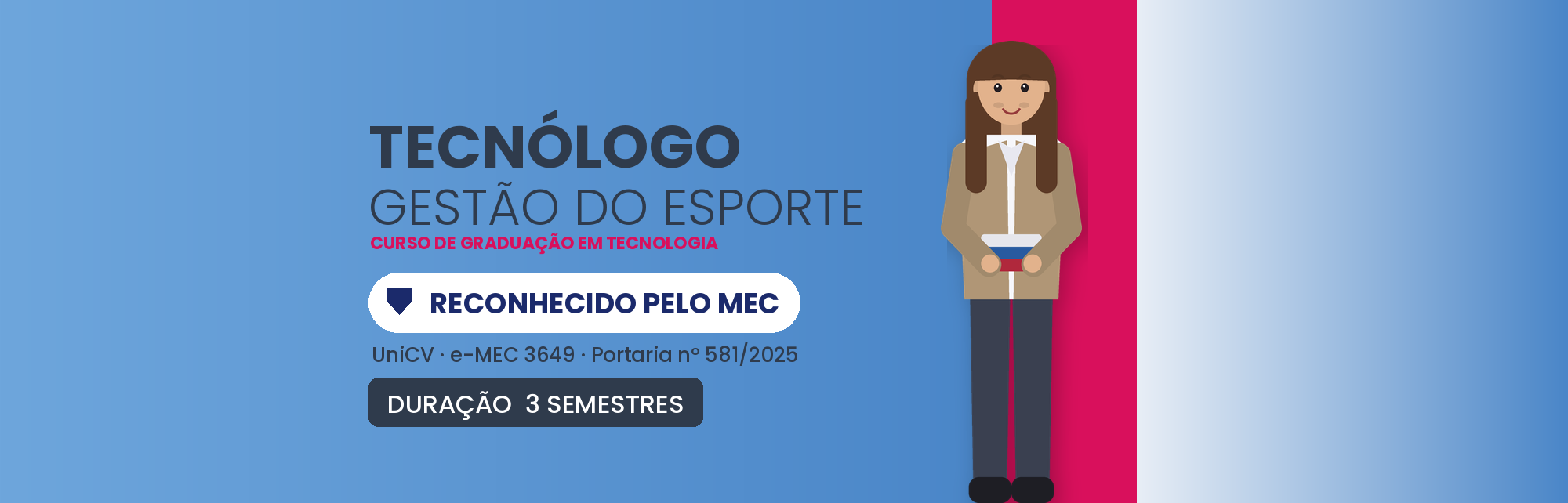 Tecnólogo em Gestão do Esporte EAD: Reconhecido pelo MEC