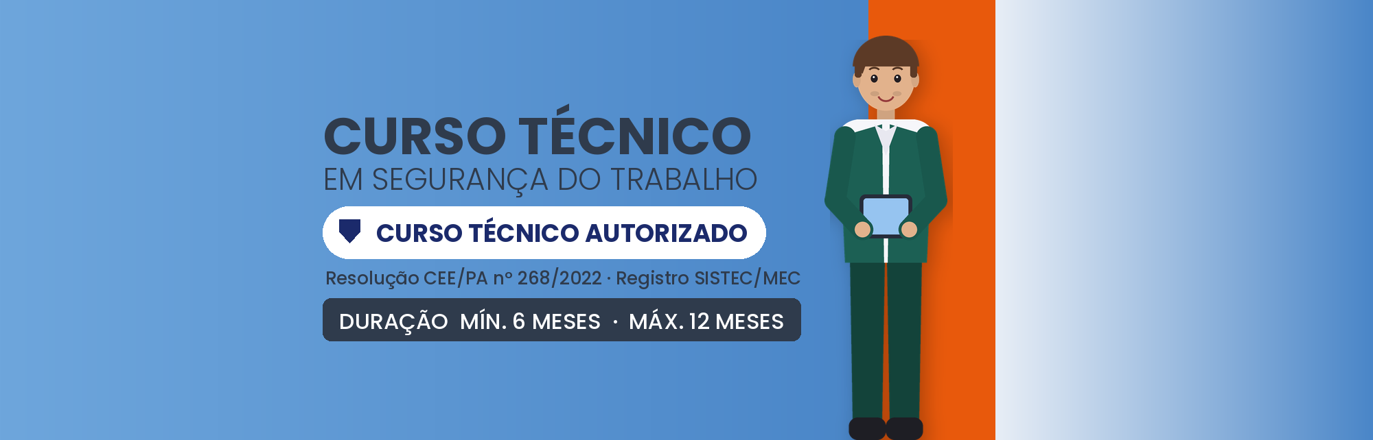 Técnico em Segurança do Trabalho EAD: 1.600h em 6 a 12 Meses