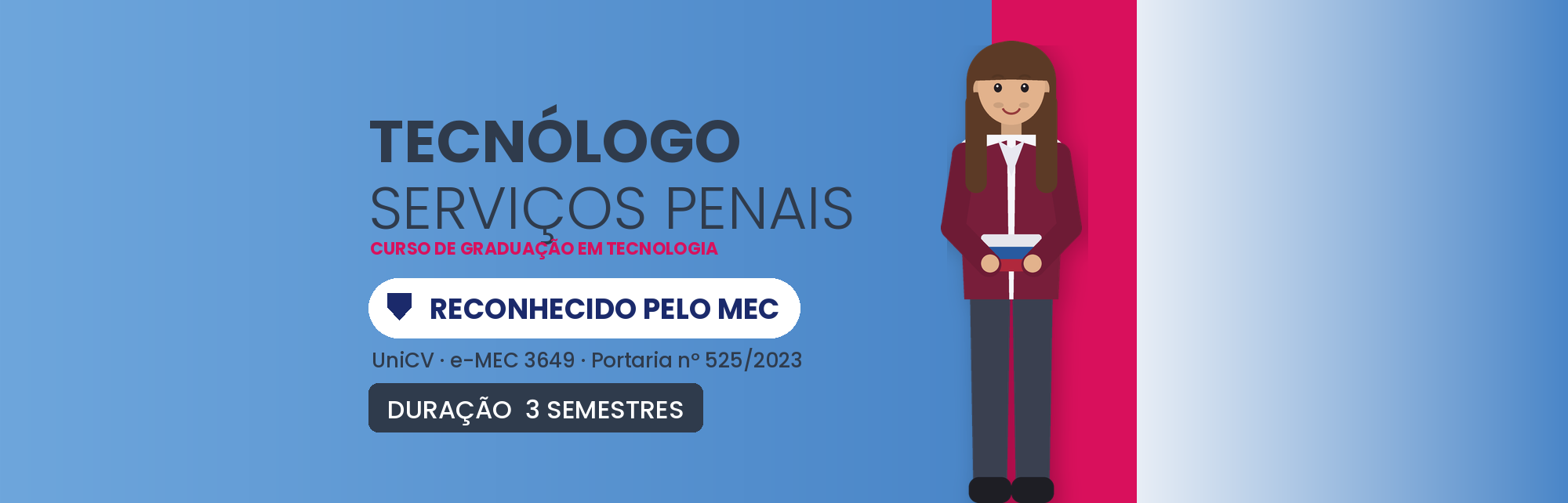 Tecnólogo em Serviços Penais EAD: Curso Reconhecido pelo MEC