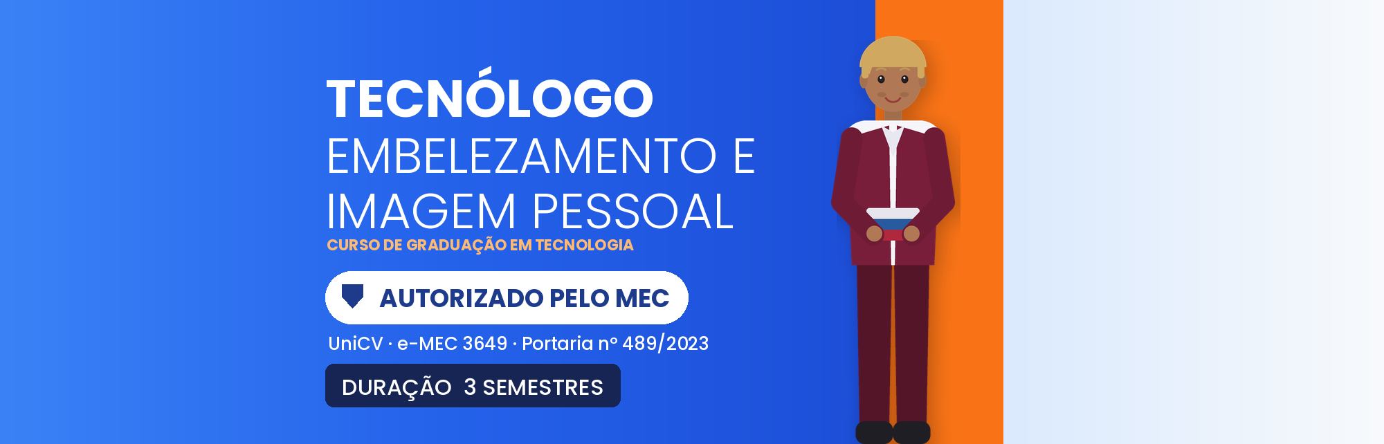 Tecnólogo em Embelezamento e Imagem Pessoal EAD: Curso MEC