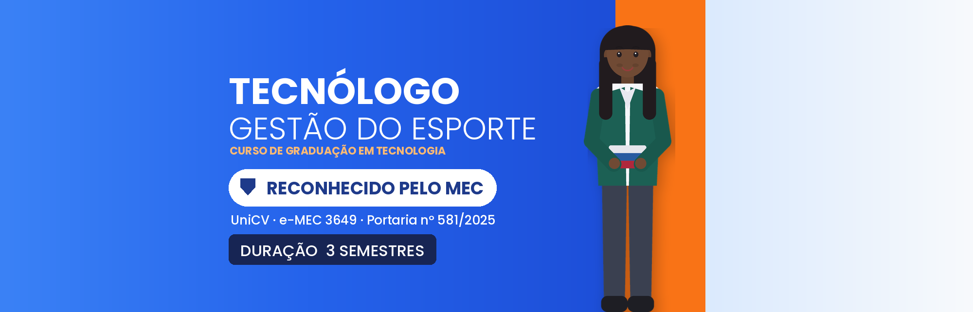 Tecnólogo em Gestão do Esporte EAD: Reconhecido pelo MEC