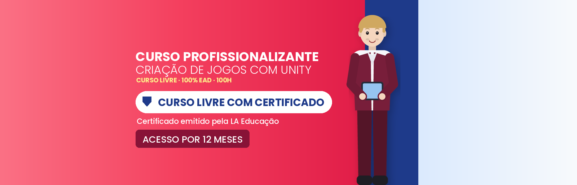 Curso Profissionalizante de Criação de Jogos com Unity EAD