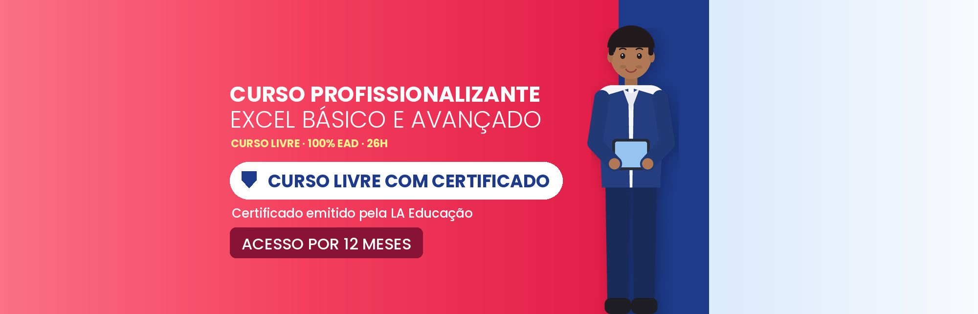 Curso Profissionalizante de Excel Básico e Avançado EAD