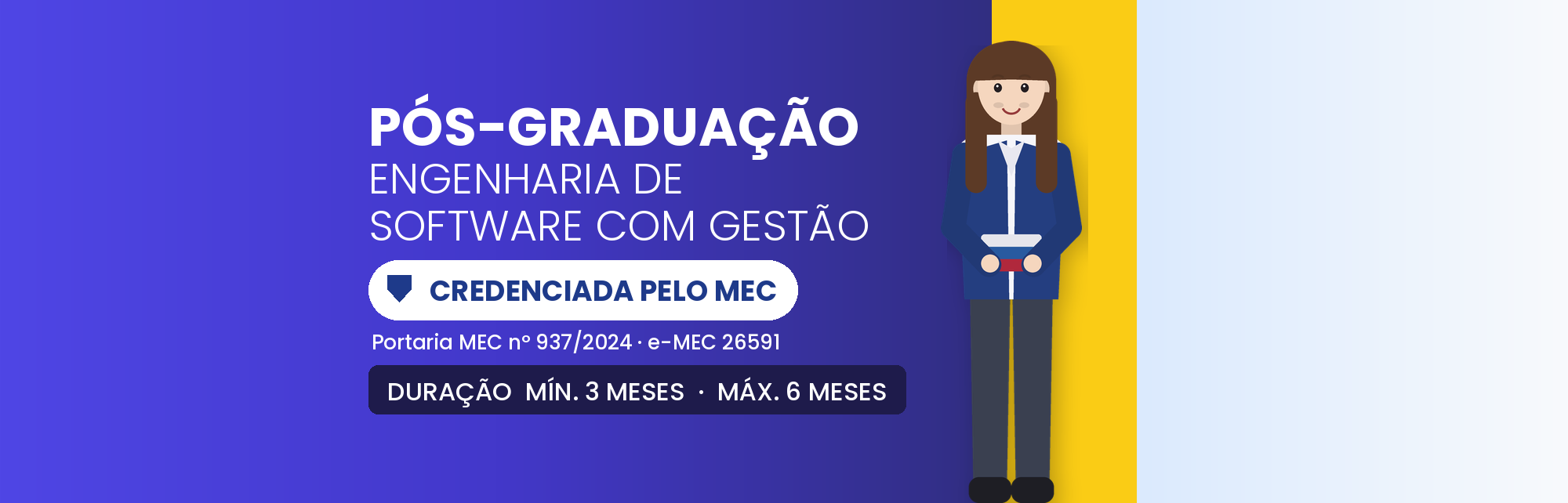 Pós em Engenharia de Software com Gestão EAD: 570h
