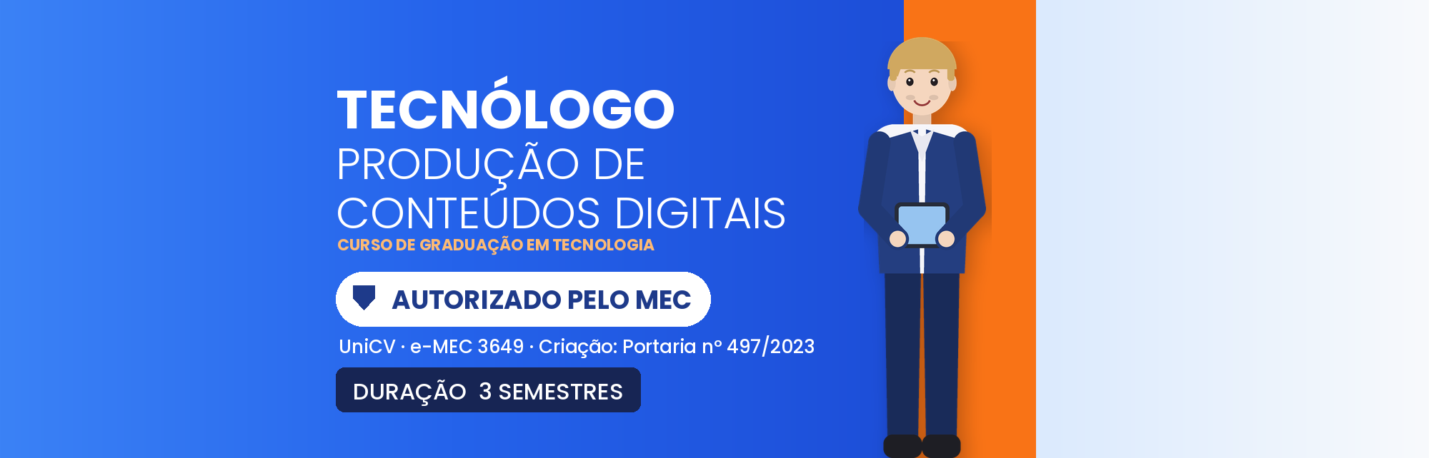 Tecnólogo em Produção de Conteúdos Digitais EAD: Curso MEC