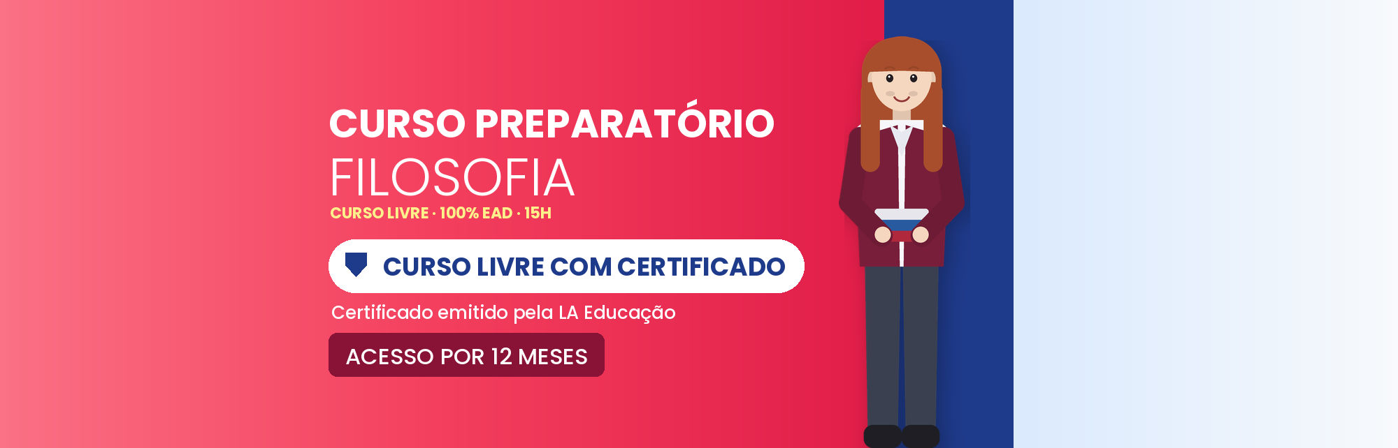 Curso Preparatório de Filosofia EAD com Certificado