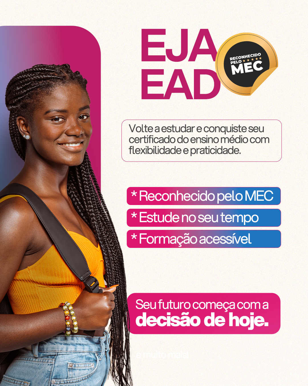 EJA Fundamental e Médio MEC: Diploma Oficial em até 30 Dias