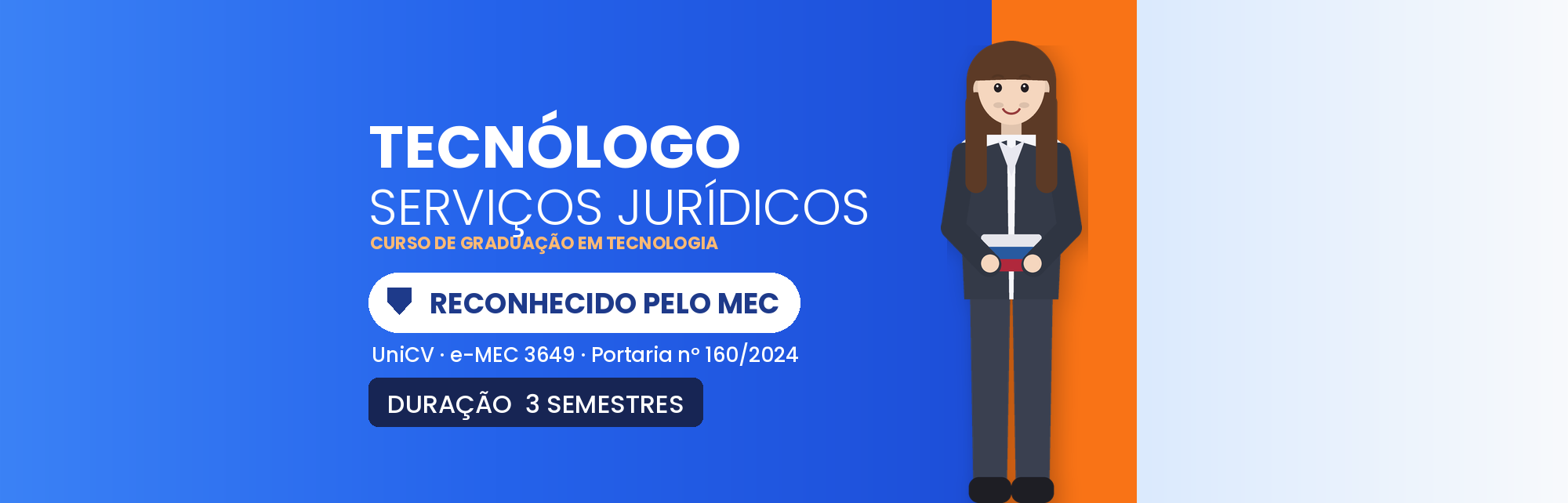 Tecnólogo em Serviços Jurídicos EAD: Reconhecido pelo MEC