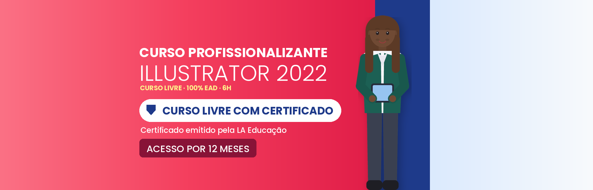 Curso Profissionalizante de Adobe Illustrator 2022 EAD