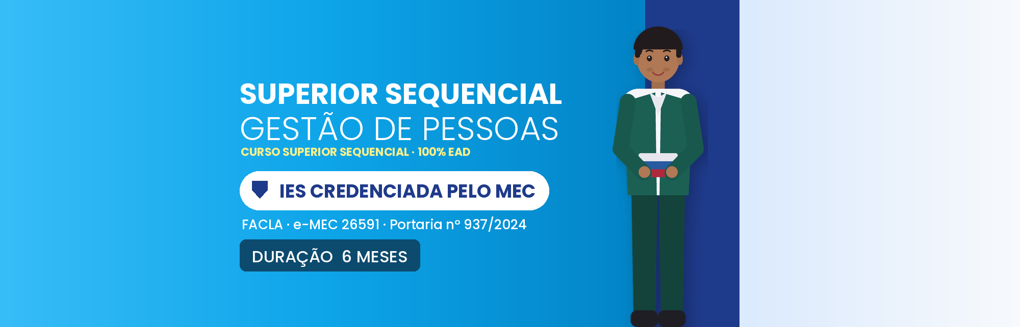 Curso Superior Sequencial em Gestão de Pessoas EAD: 6 Meses