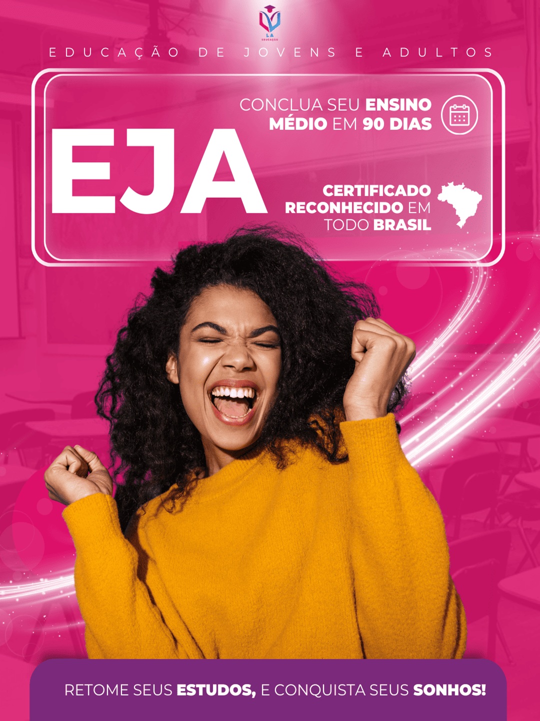 EJA Ensino Fundamental EaD — Diploma Reconhecido em 4 meses