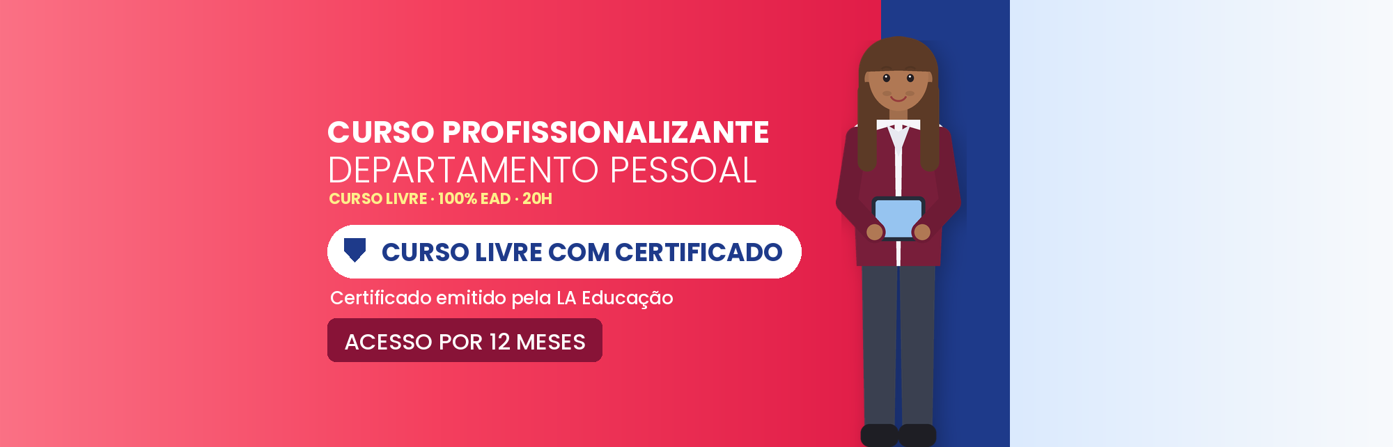Curso Profissionalizante de Departamento Pessoal EAD