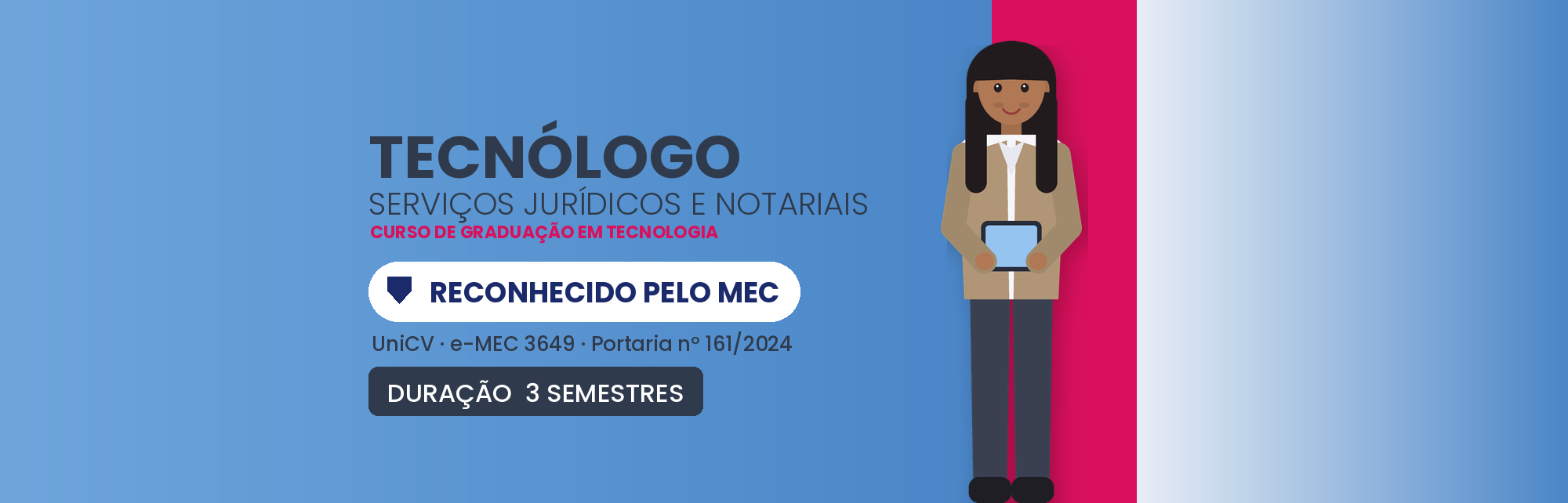 Tecnólogo em Serviços Jurídicos e Notariais EAD: Curso MEC