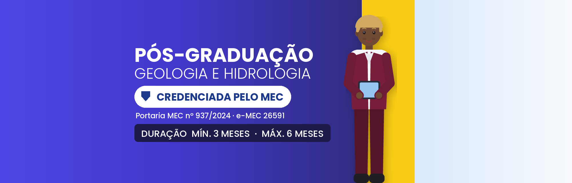 Pós em Geologia e Hidrologia EAD: 540h em 3 a 6 Meses