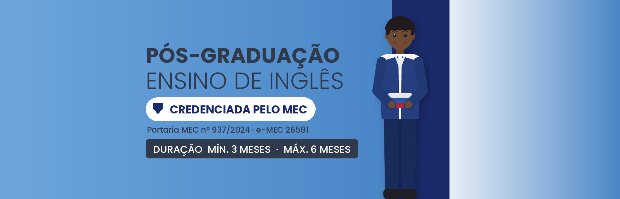 Pós em Metodologia do Ensino de Inglês: 360h em 3 a 6 Meses