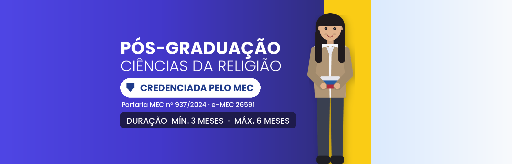 Pós-Graduação em Ciências da Religião: 450h EAD Nacional
