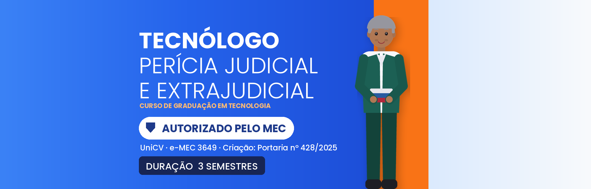 Tecnólogo em Perícia Judicial e Extrajudicial EAD: Curso MEC