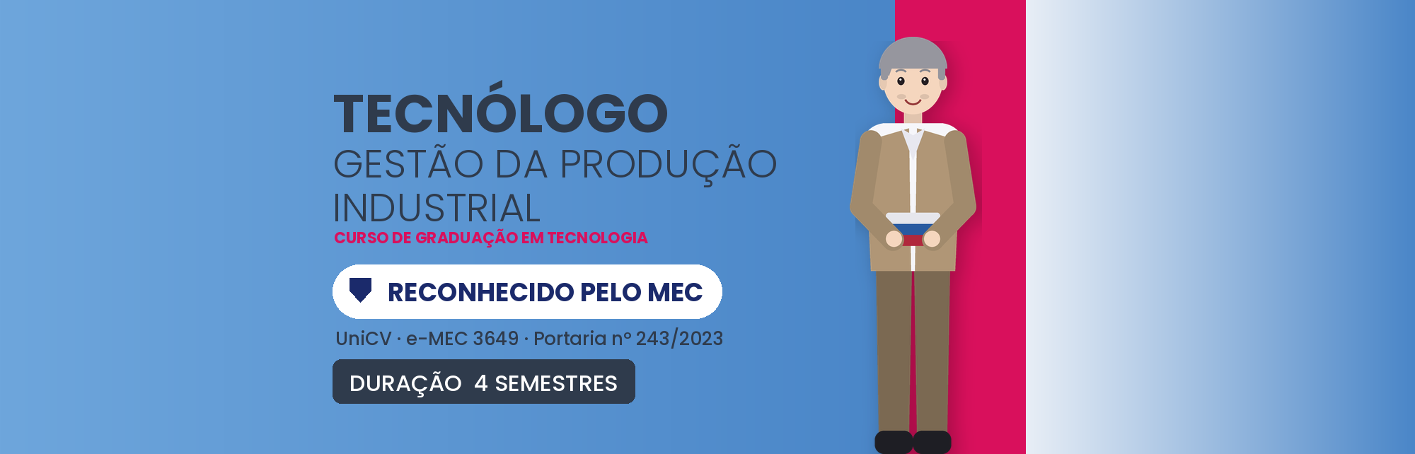 Tecnólogo em Gestão da Produção Industrial EAD | MEC