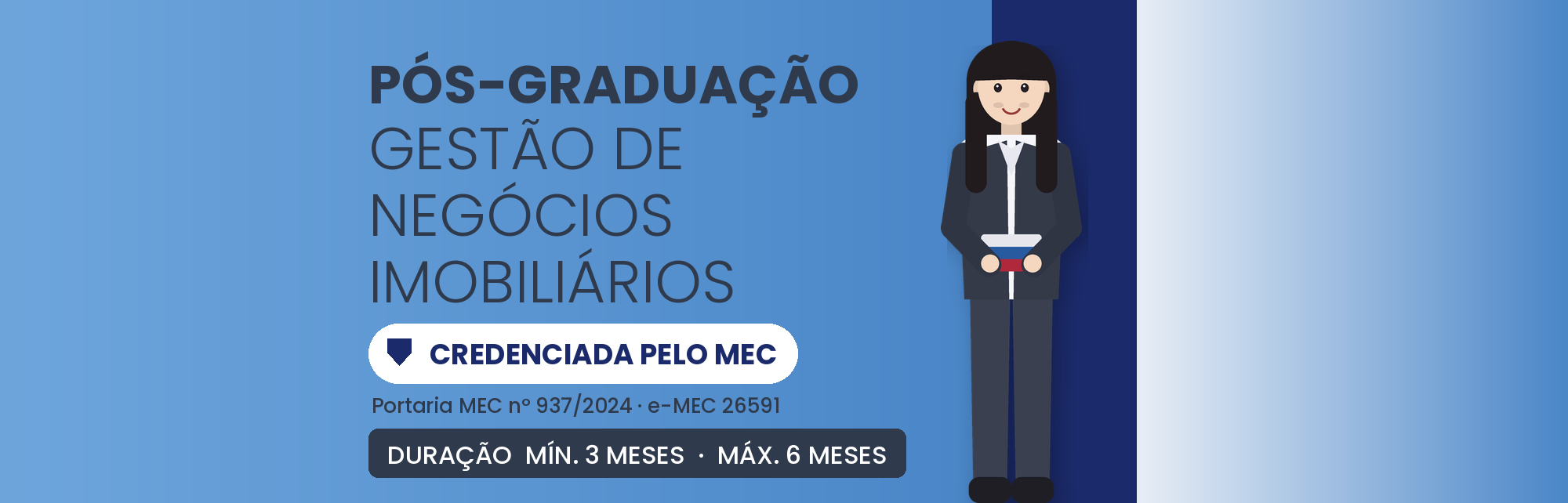 MBA em Gestão de Negócios Imobiliários a Distância: 510h