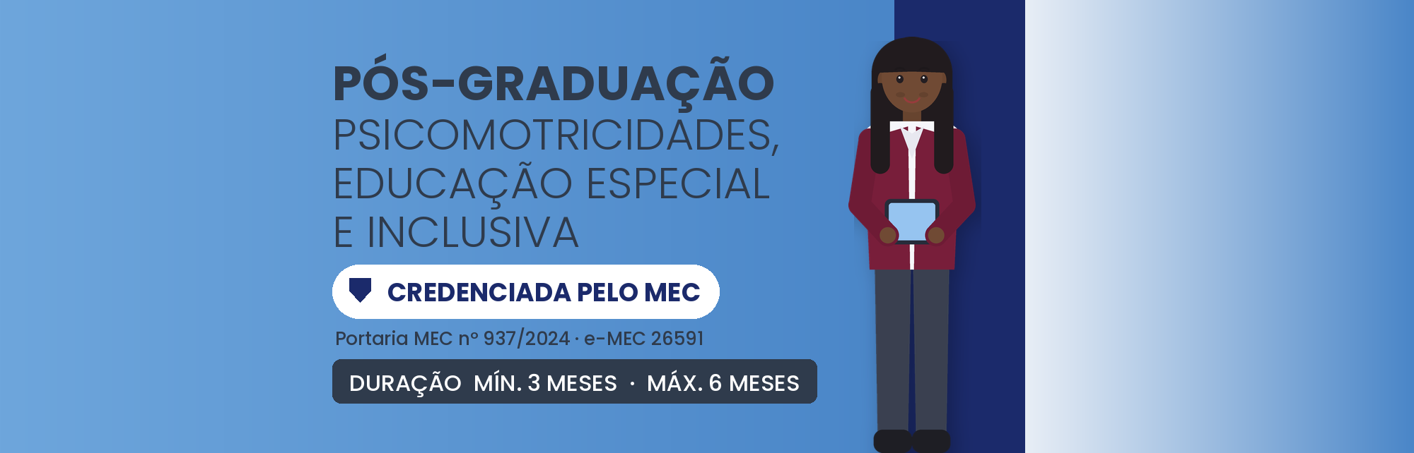 Pós em Psicomotricidade, Educação Especial: 450h EAD