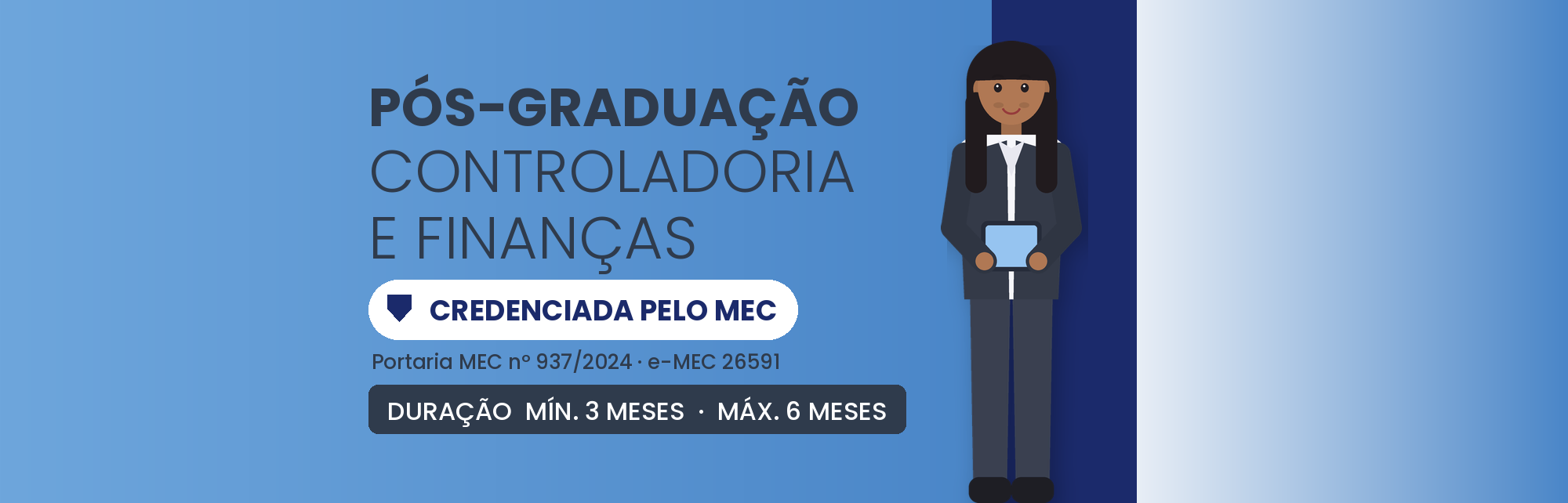 MBA em Controladoria e Finanças EAD: 570h com Certificado
