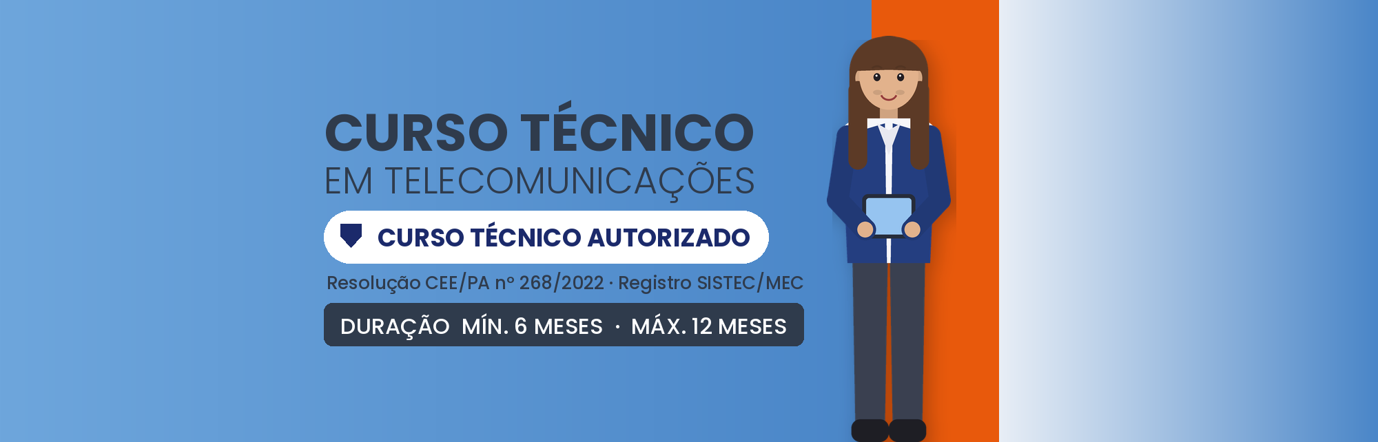 Técnico em Telecomunicações EAD: 1.440h em 6 a 12 Meses