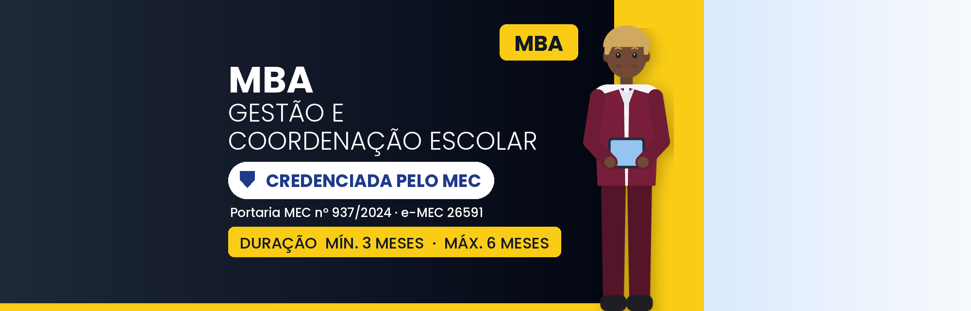 MBA em Gestão e Coordenação Escolar EAD: Curso de 510h