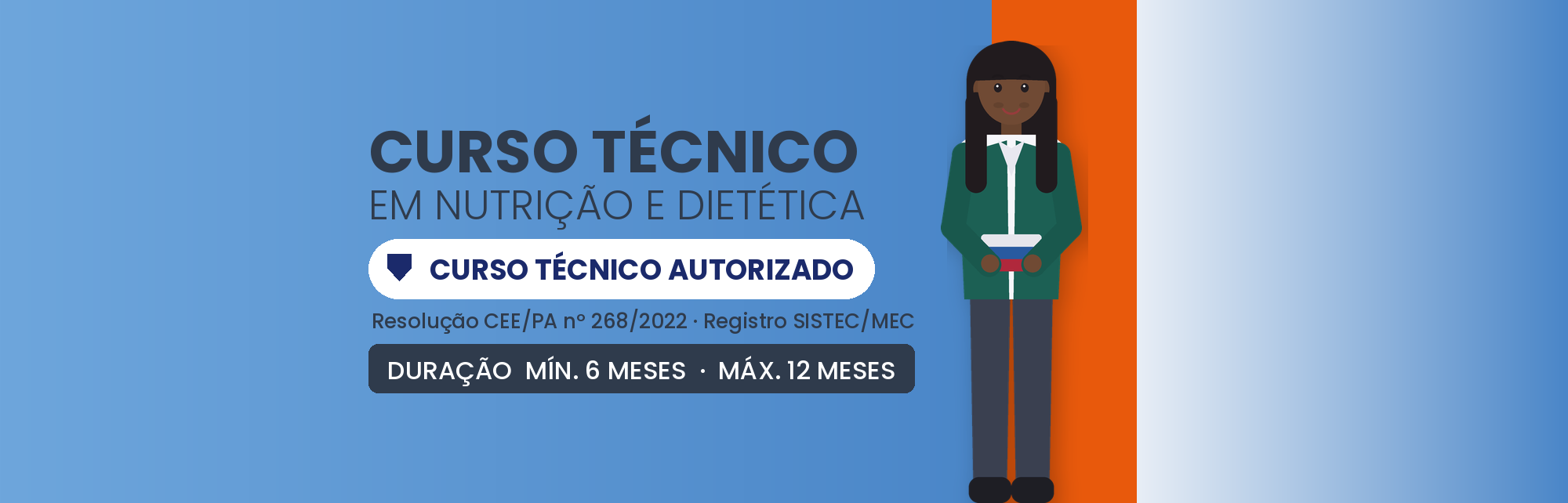 Técnico em Nutrição e Dietética EAD: 960h em 6 a 12 Meses