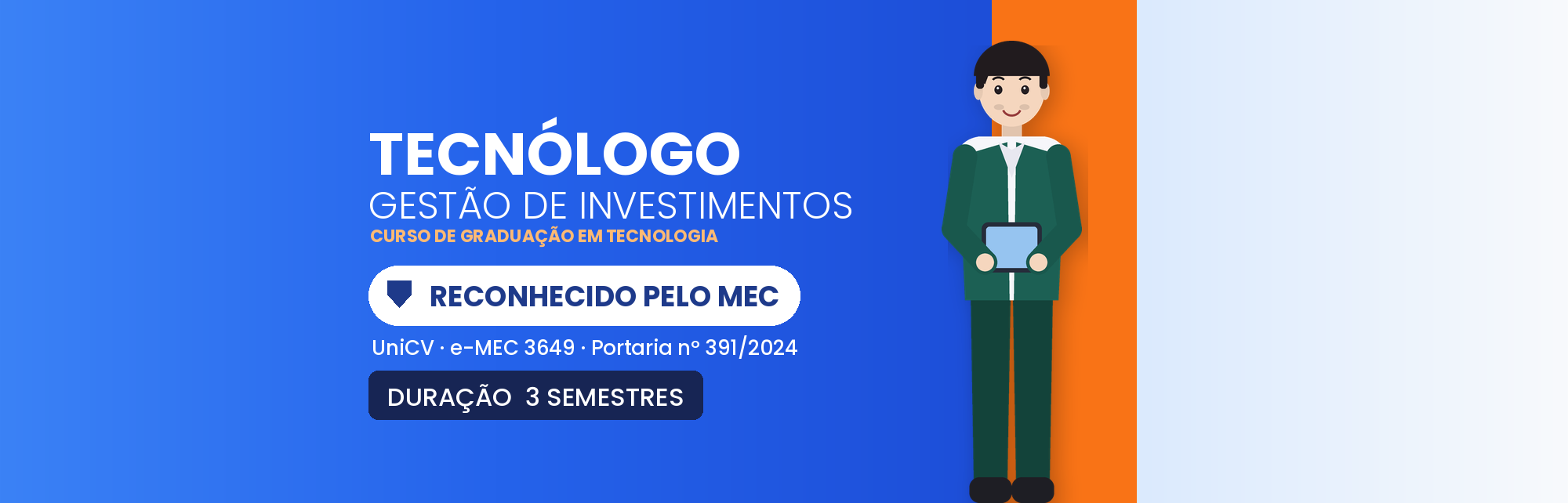 Tecnólogo em Gestão de Investimentos EAD: Curso Superior MEC