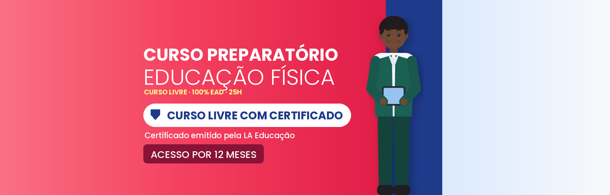 Curso Preparatório de Educação Física EAD com Certificado