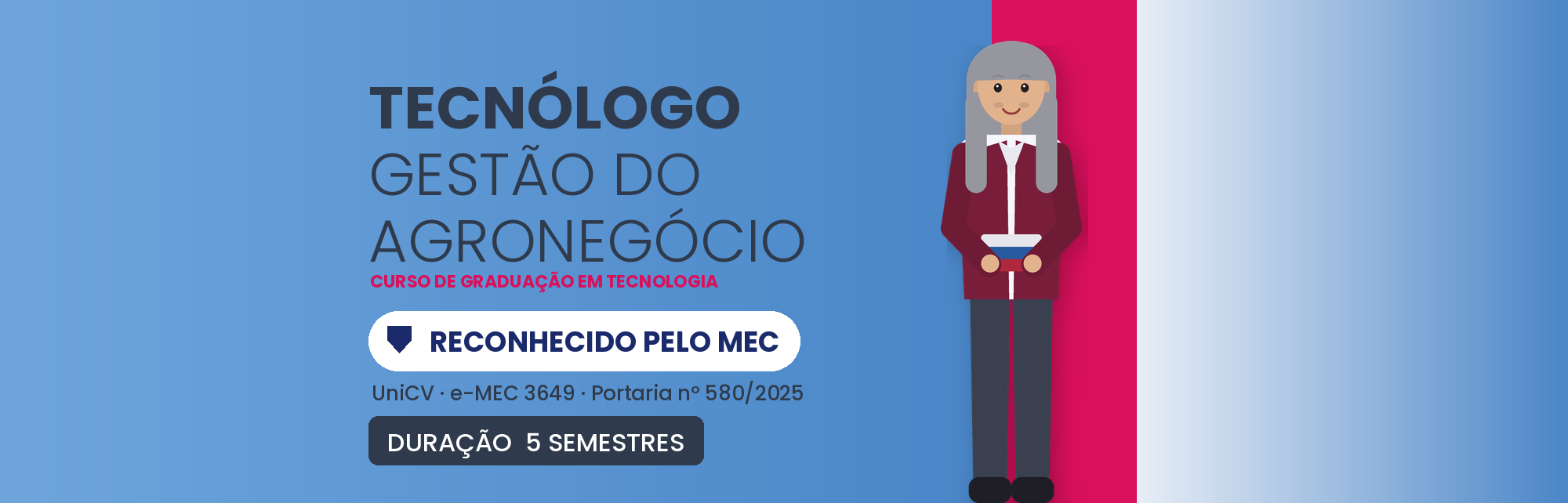 Tecnólogo em Gestão do Agronegócio EAD: Reconhecido MEC