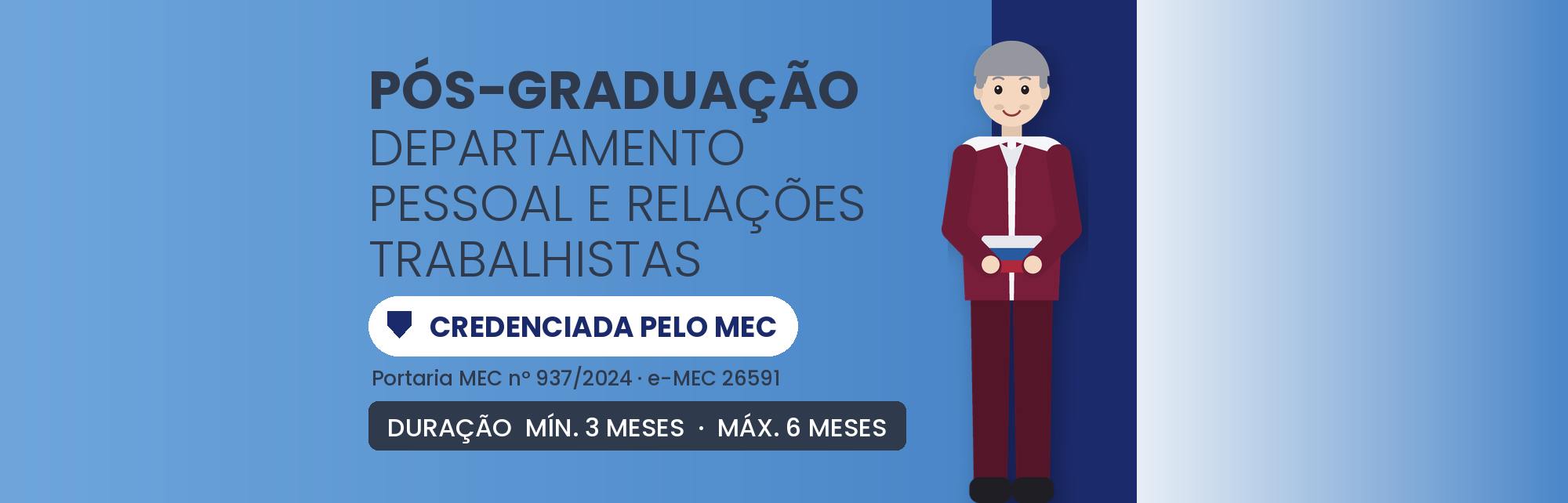MBA em Departamento Pessoal e Relações Trabalhistas: 570h