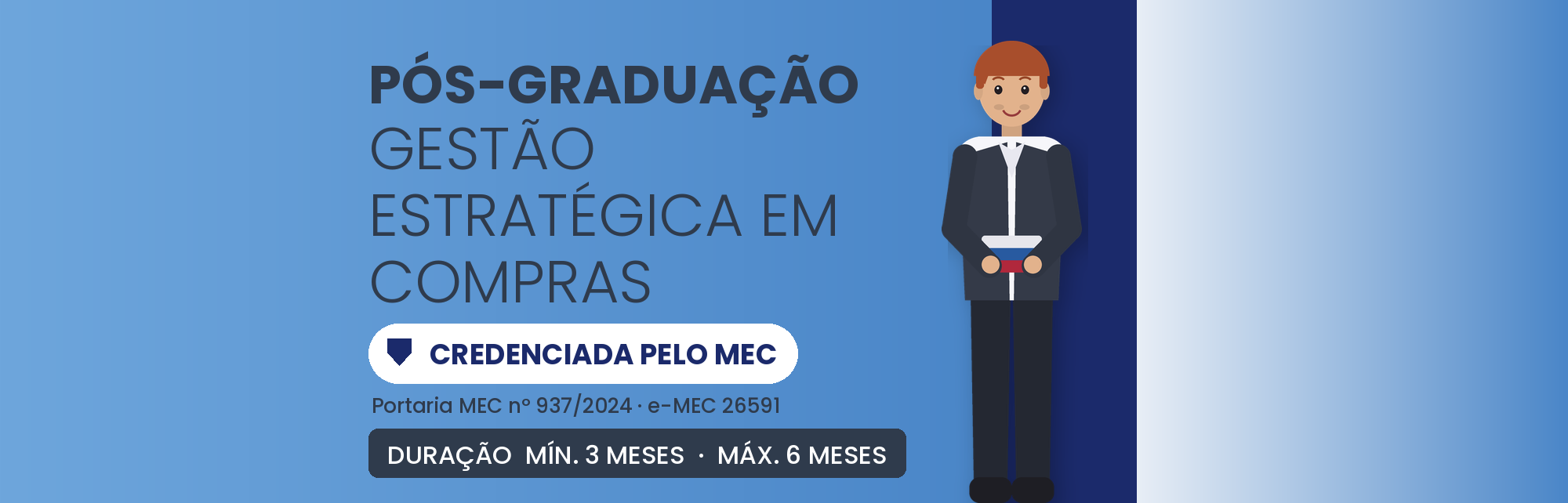 MBA em Gestão Estratégica em Compras EAD: 570h Online