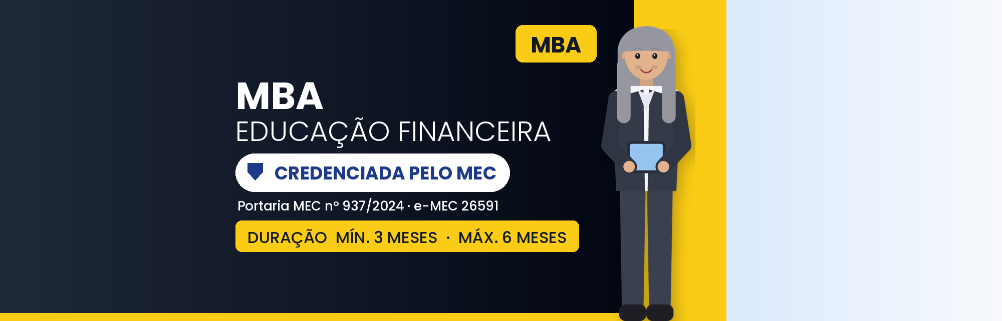 MBA em Educação Financeira EAD: 570h com Certificado