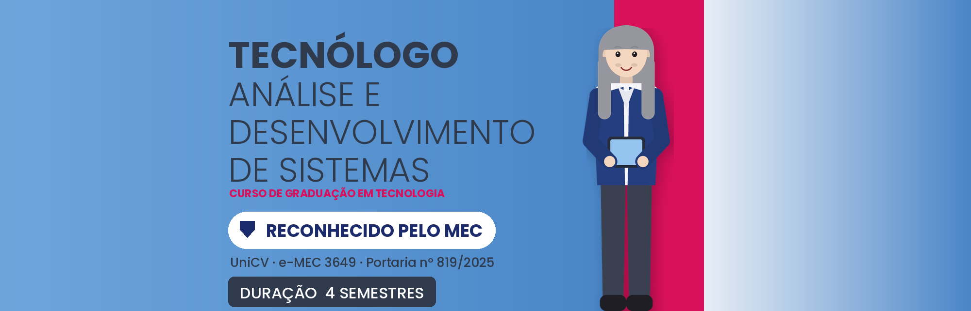 Tecnólogo em Análise e Desenvolvimento de Sistemas EAD