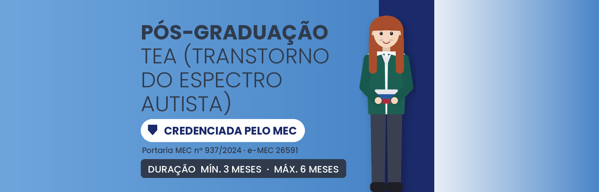 Pós-Graduação em TEA: 420h EAD Certificado Nacional